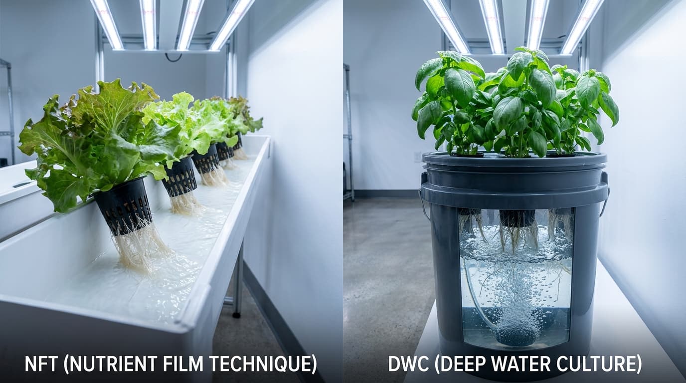 NFT vs. DWC: Which Hydroponic System Grows Faster?