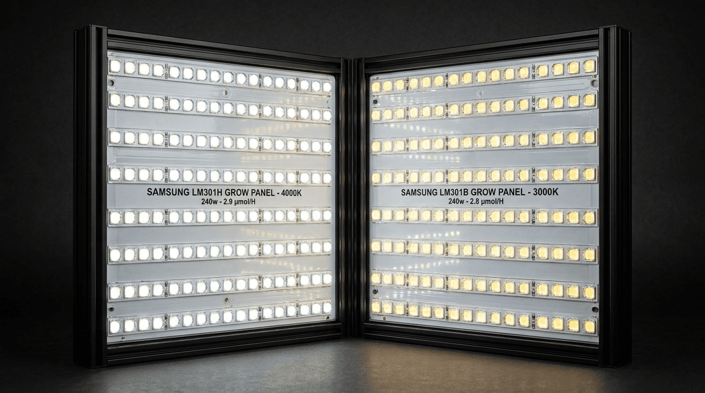 Samsung LM301H vs. LM301B: The Best LEDs for Indoor Farming