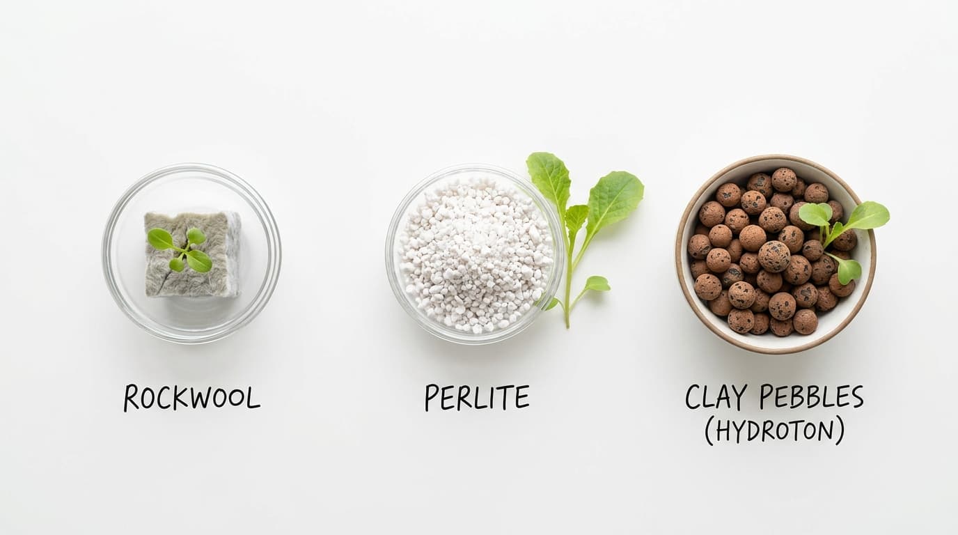 Best Substrates for Hydroponics: Rockwool, Perlite, or Clay Pebbles?