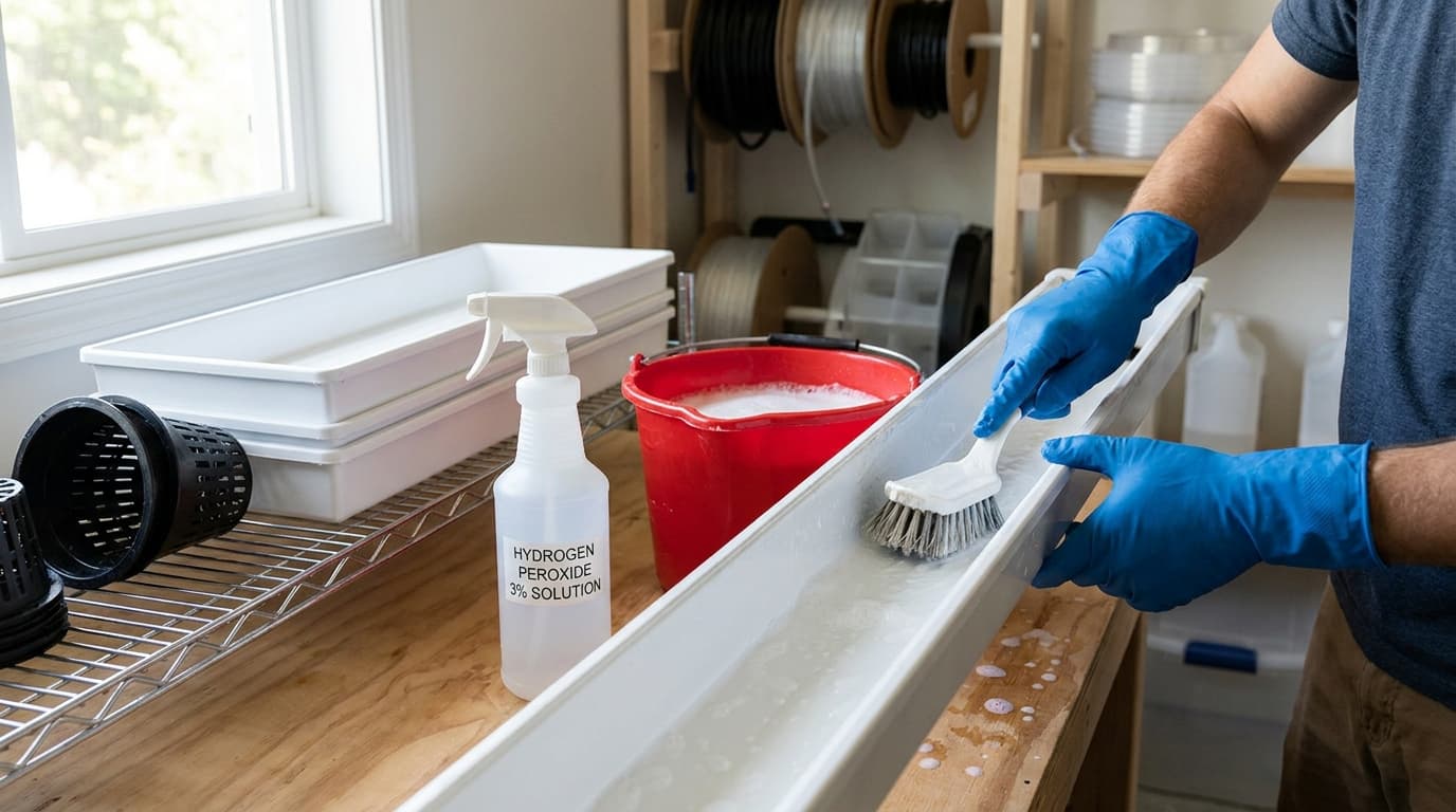 How to Sanitize Your Hydroponic System Between Grow Cycles