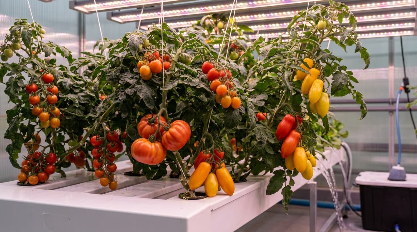 Hydroponic Tomatoes: Best Varieties for Indoor Growing