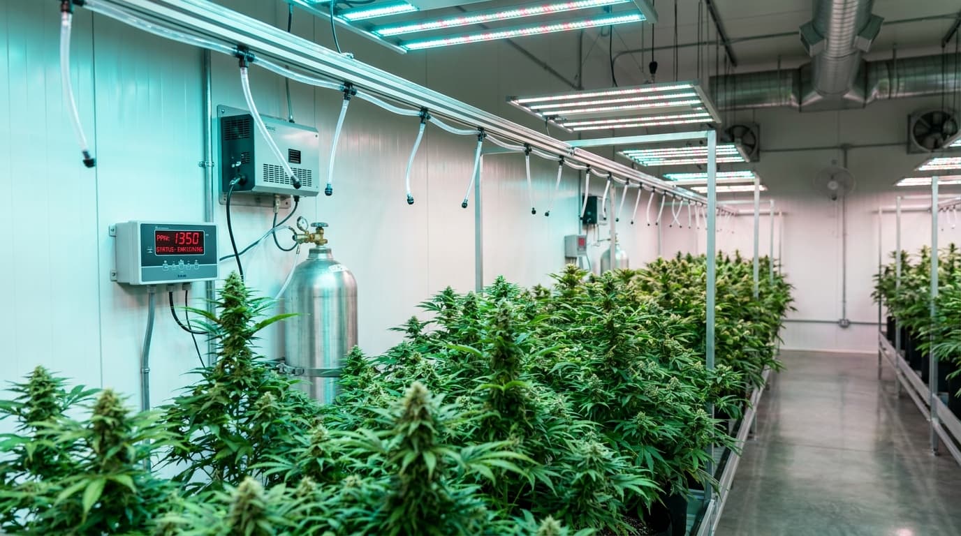 The Effect of CO2 Enrichment on Indoor Yields