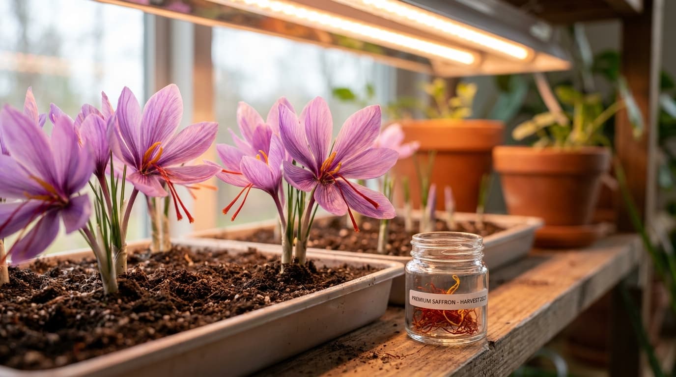 Growing Saffron Indoors: Is It Worth It?