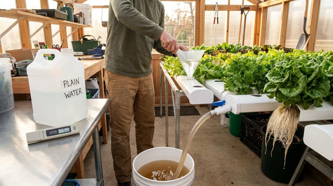 How to Flush Your Hydroponic System Before Harvest