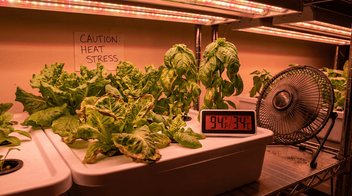 How to Prevent Heat Stress in Indoor Gardening