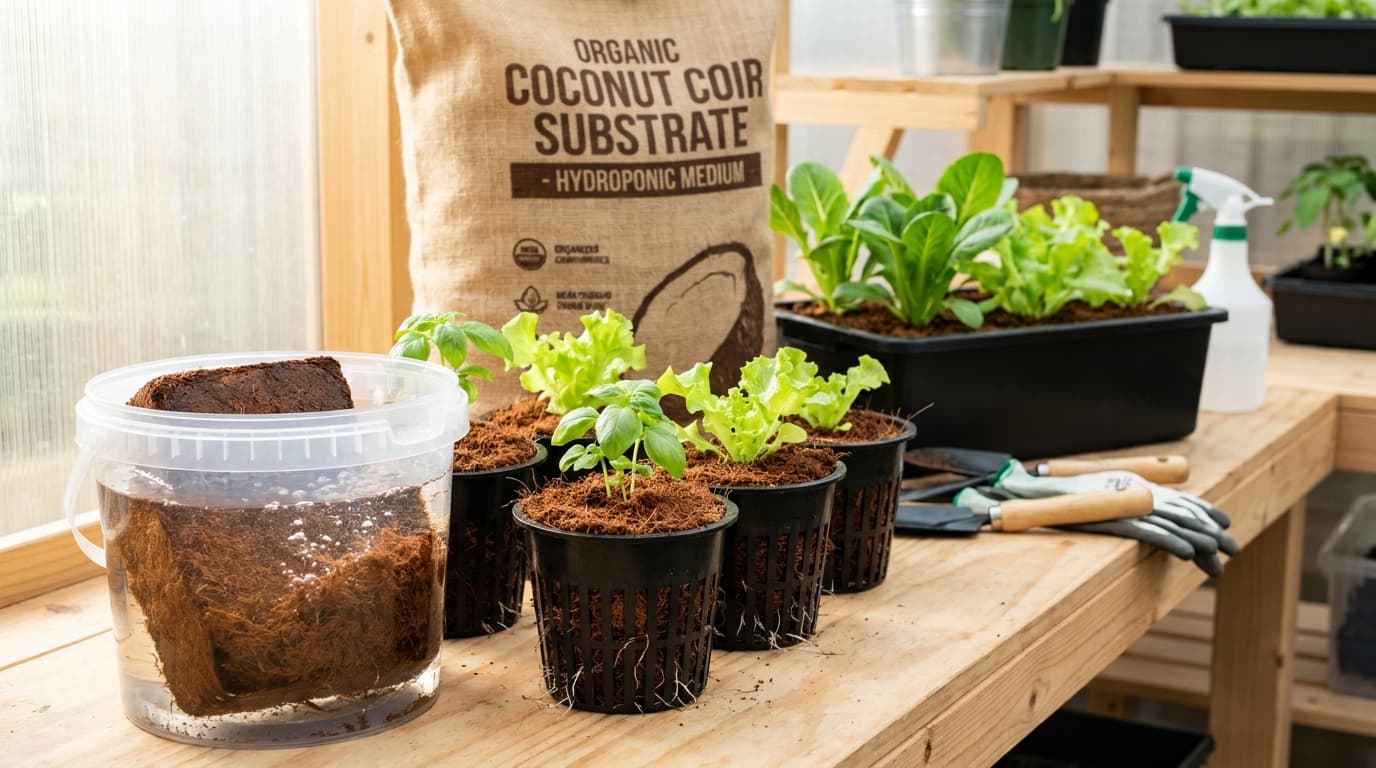 How to Use Coconut Coir in a Hydroponic Setup