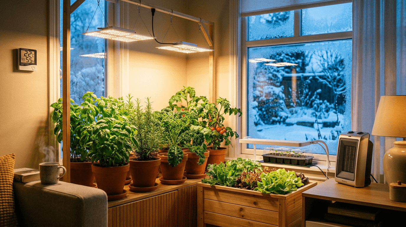 Winter Indoor Gardening: Keeping Your Harvest Alive